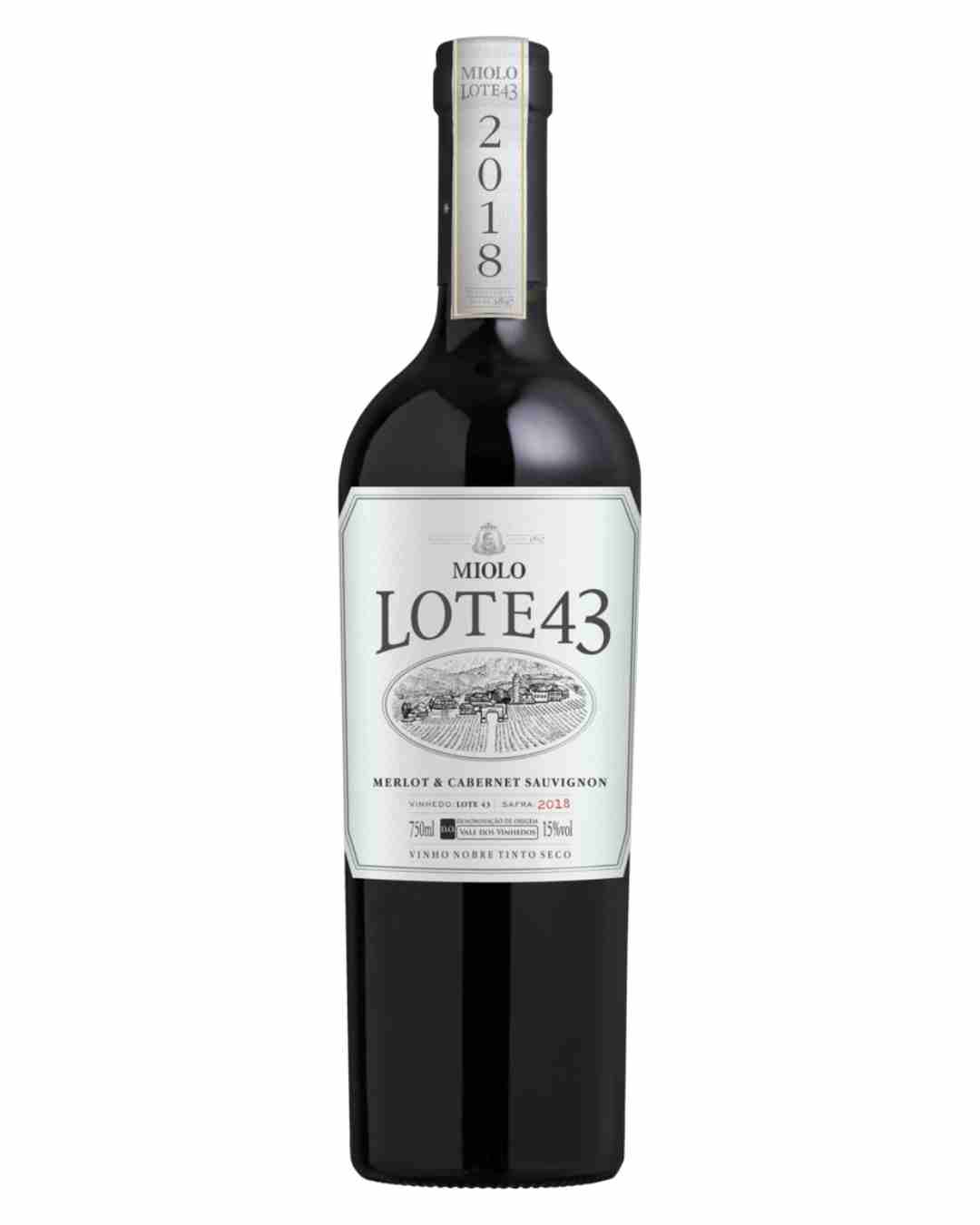 Vinho Miolo Lote 43 Safra 2018 750ml